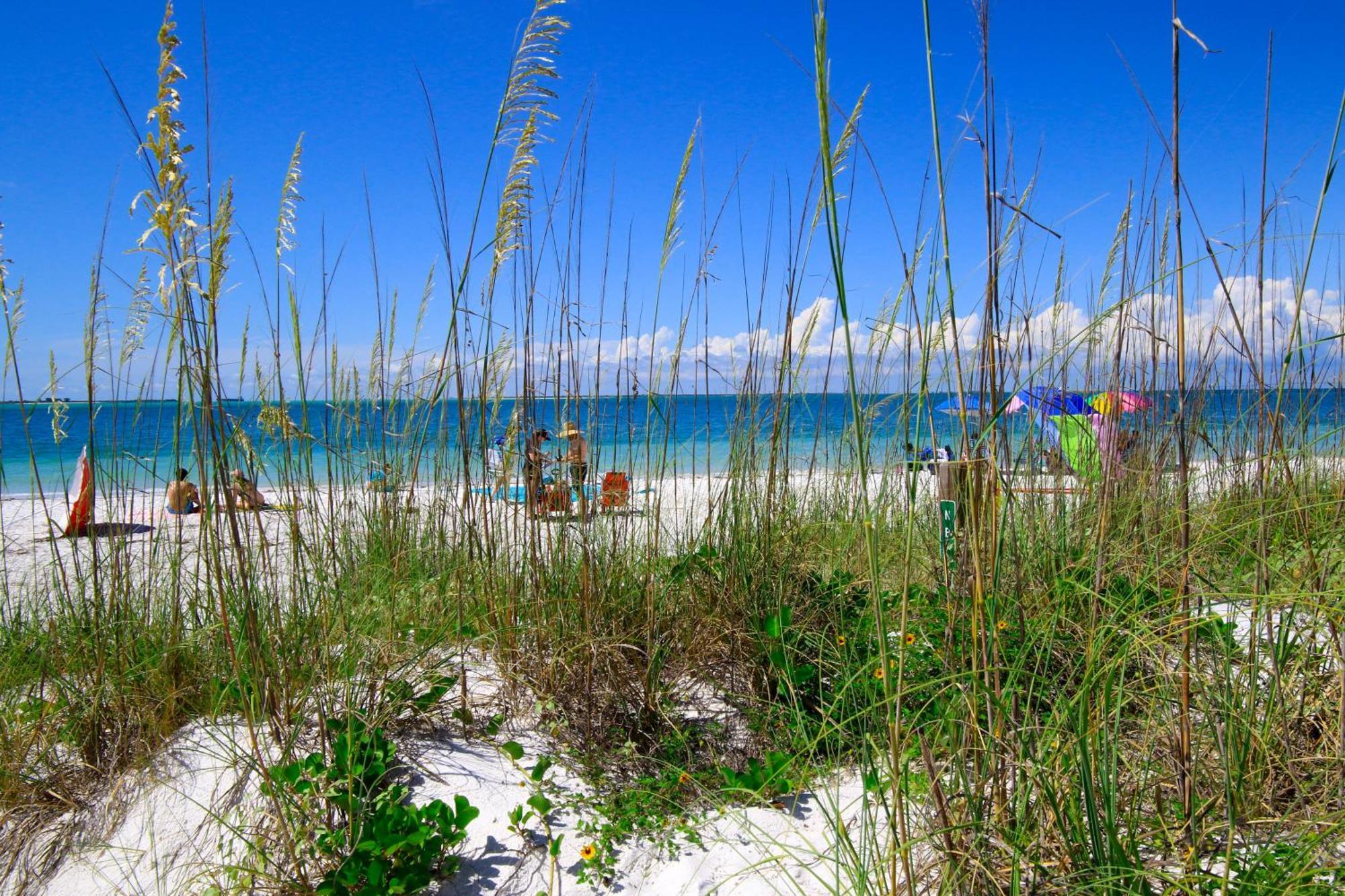 Anna Maria Island Runaway Tropical Dream-One Minute Walk To The Beach-Heated Pool Bradenton Beach Exteriör bild